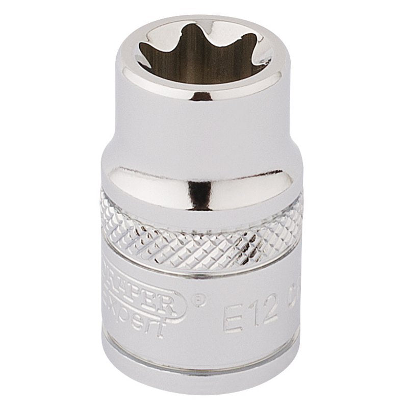 Draper TX-STAR Socket, 3/8" Sq. Dr., E12 Main Image