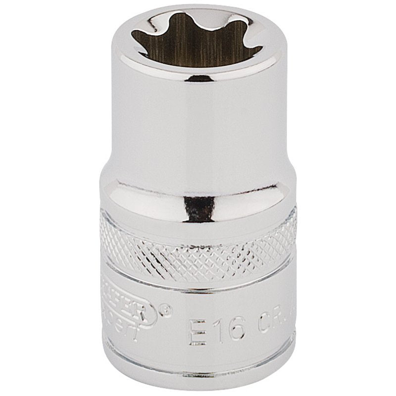 Draper TX-STAR Socket, 1/2" Sq. Dr., E16 Main Image