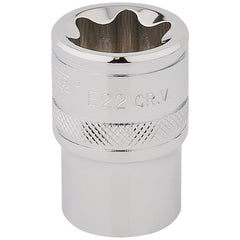 Draper TX-STAR Socket, 1/2" Sq. Dr., E22 Main Image