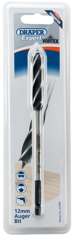 4 Fluted Auger Bit, 12 x 165mm Main Image