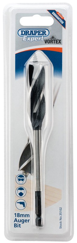 4 Fluted Auger Bit, 18 x 165mm Main Image
