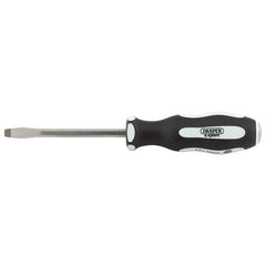 'Pound Thru' Plain Slot Soft Grip Screwdriver, 6.5 x 100mm Main Image