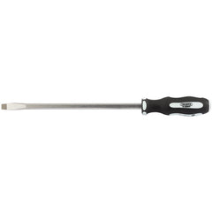 'Pound Thru' Plain Slot Soft Grip Screwdriver, 10 x 250mm Main Image