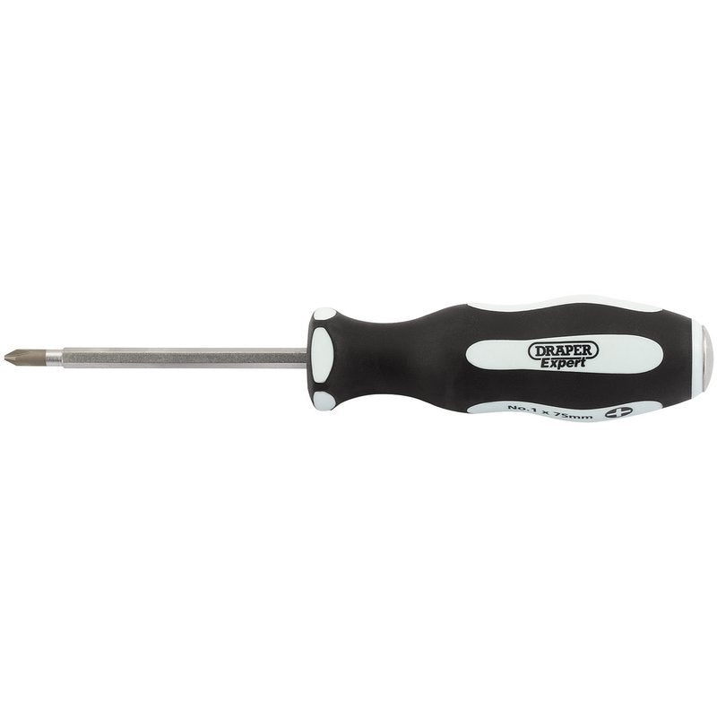 'Pound Thru' Cross Slot Soft Grip Screwdriver, No.1 x 75mm Main Image