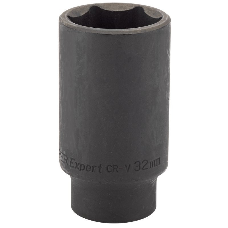 Draper Expert HI-TORQ Deep Impact Socket, 1/2" Sq. Dr., 32mm Main Image