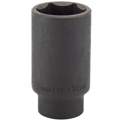 Draper Expert HI-TORQ Deep Impact Socket, 1/2" Sq. Dr., 32mm Main Image