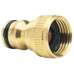 Brass Garden Hose Tap Connector, 1/2" Main Image