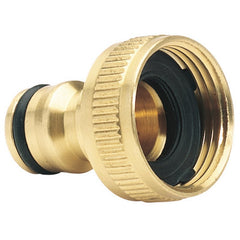 Brass Garden Hose Tap Connector, 3/4" Main Image