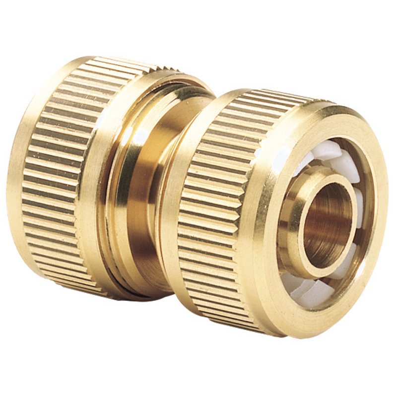 Brass Hose Repair Connector, 1/2" Main Image