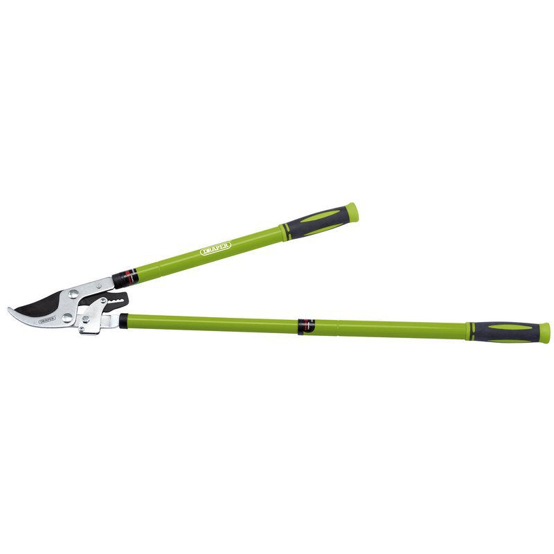 Telescopic Ratchet Action Bypass Loppers with Steel Handles Main Image