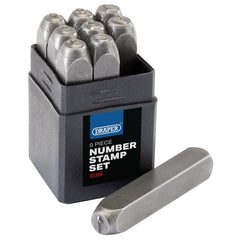0 - 9 Number Stamp Set, 1/4" Main Image