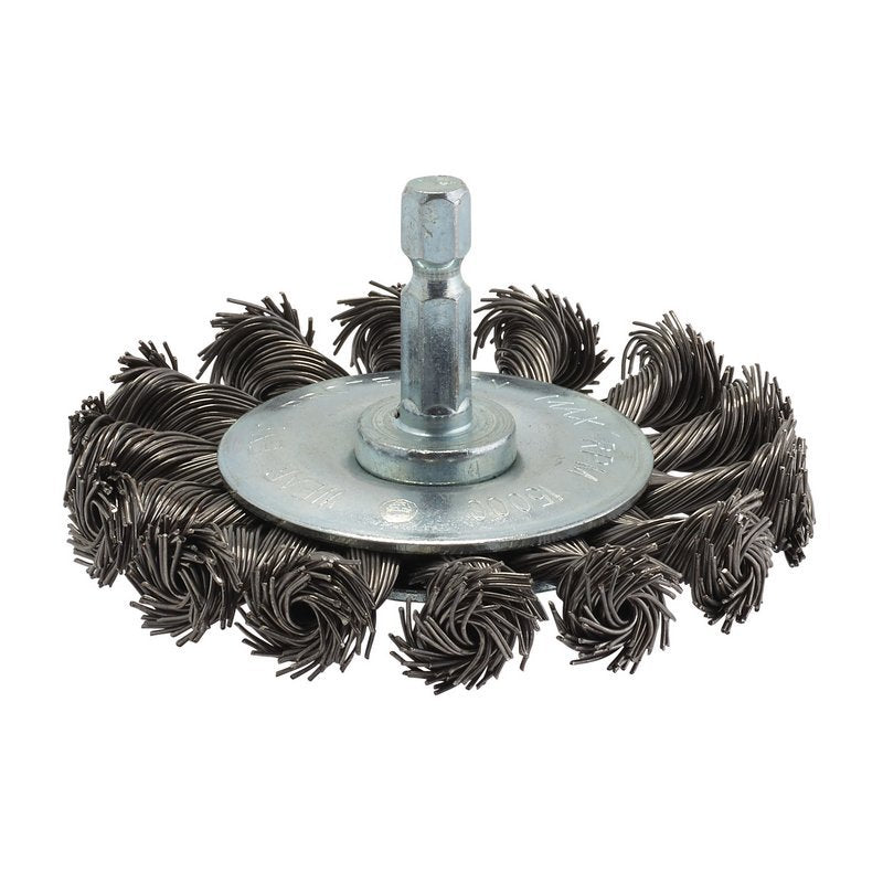 Steel Twist-Knot Wire Wheel Brush, 75mm Main Image