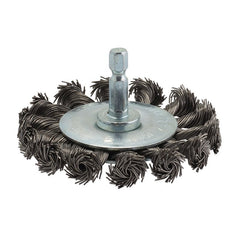 Steel Twist-Knot Wire Wheel Brush, 75mm Main Image