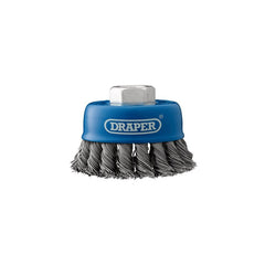 Steel Twist-Knot Wire Cup Brush, 75mm, M14 Main Image