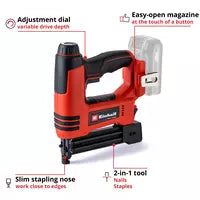 Einhell PXC 18V Cordless Stapler Nailer Body Only TE-CN 18