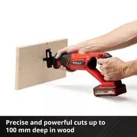 Einhell PXC 18V 100mm Cordless Reciprocating Saw Skin