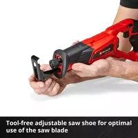 Einhell PXC 18V 100mm Cordless Reciprocating Saw Skin