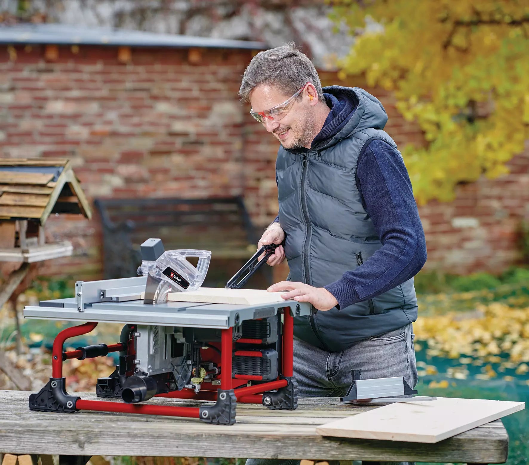 Einhell PXC 36V (18V x 2) 210mm Table Saw Body Only TE-TS 36/210