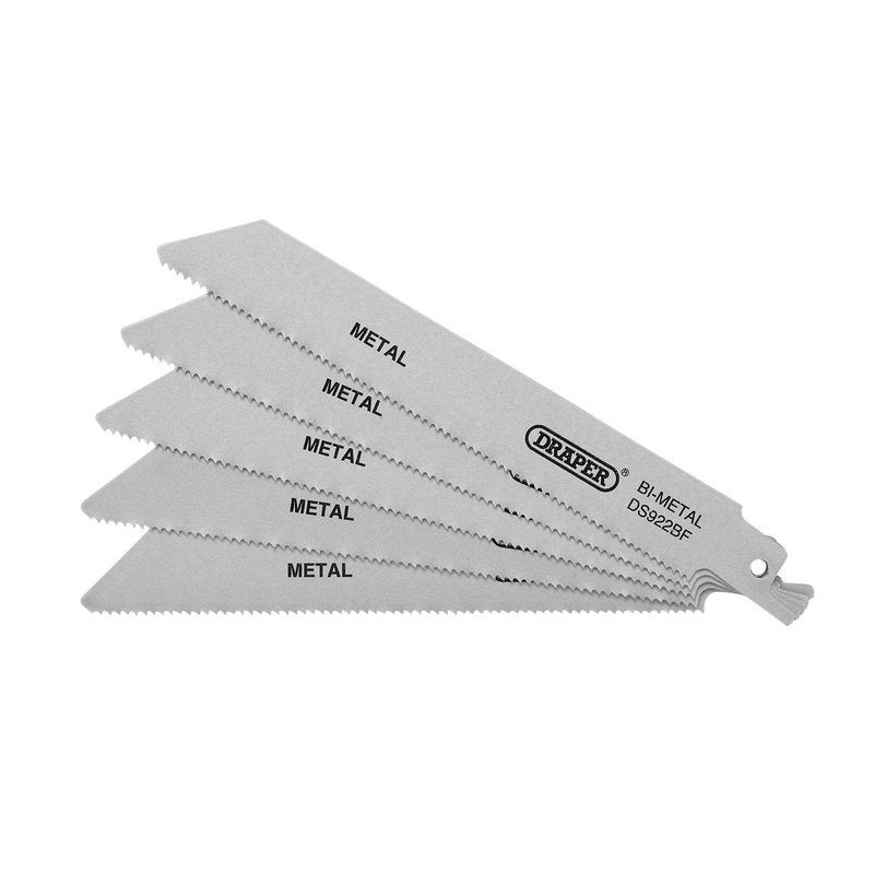 Bi-metal Reciprocating Saw Blades for Metal, 150mm, 14tpi (Pack of 5) Main Image