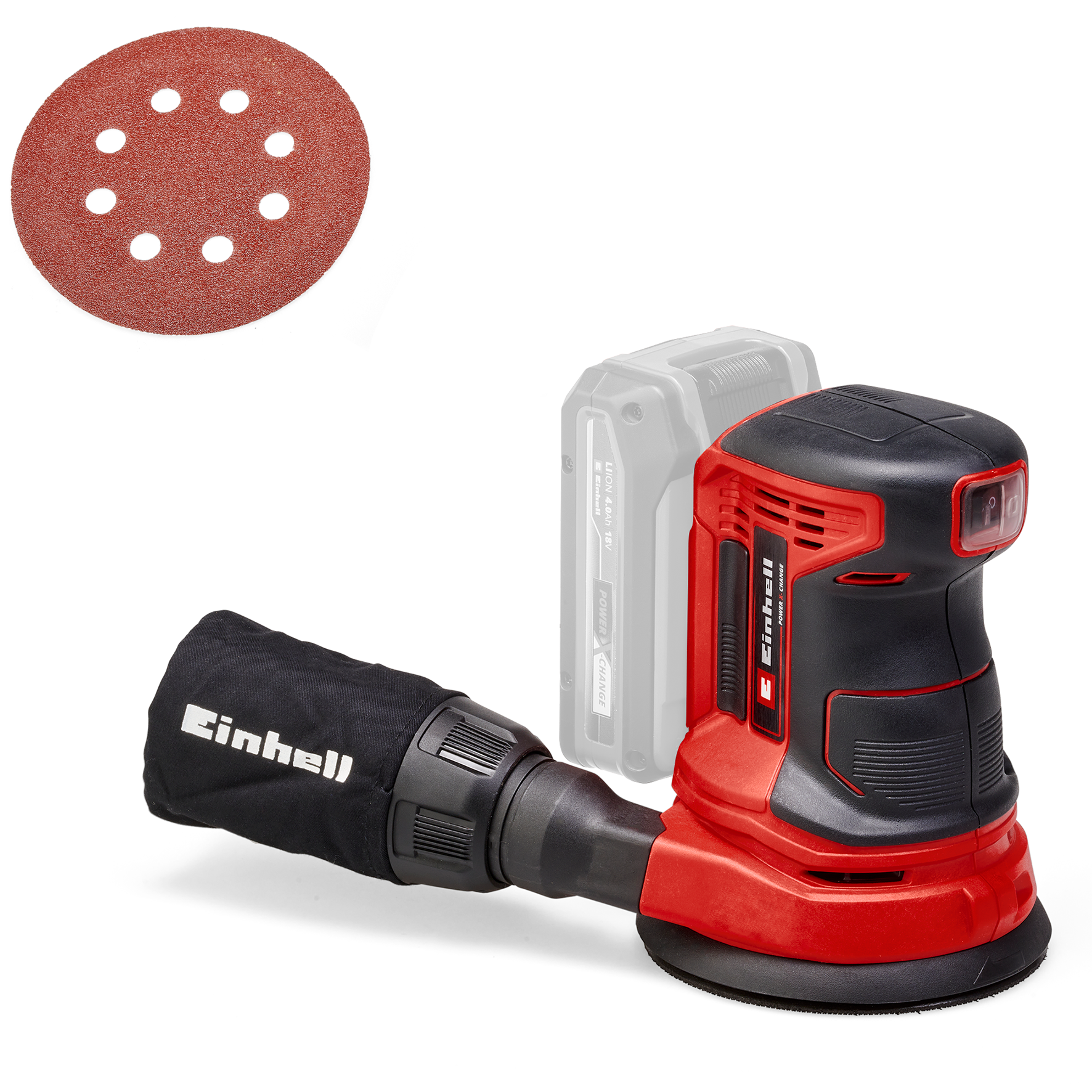 Einhell PXC 18V 125mm Cordless Rotating Sander Skin