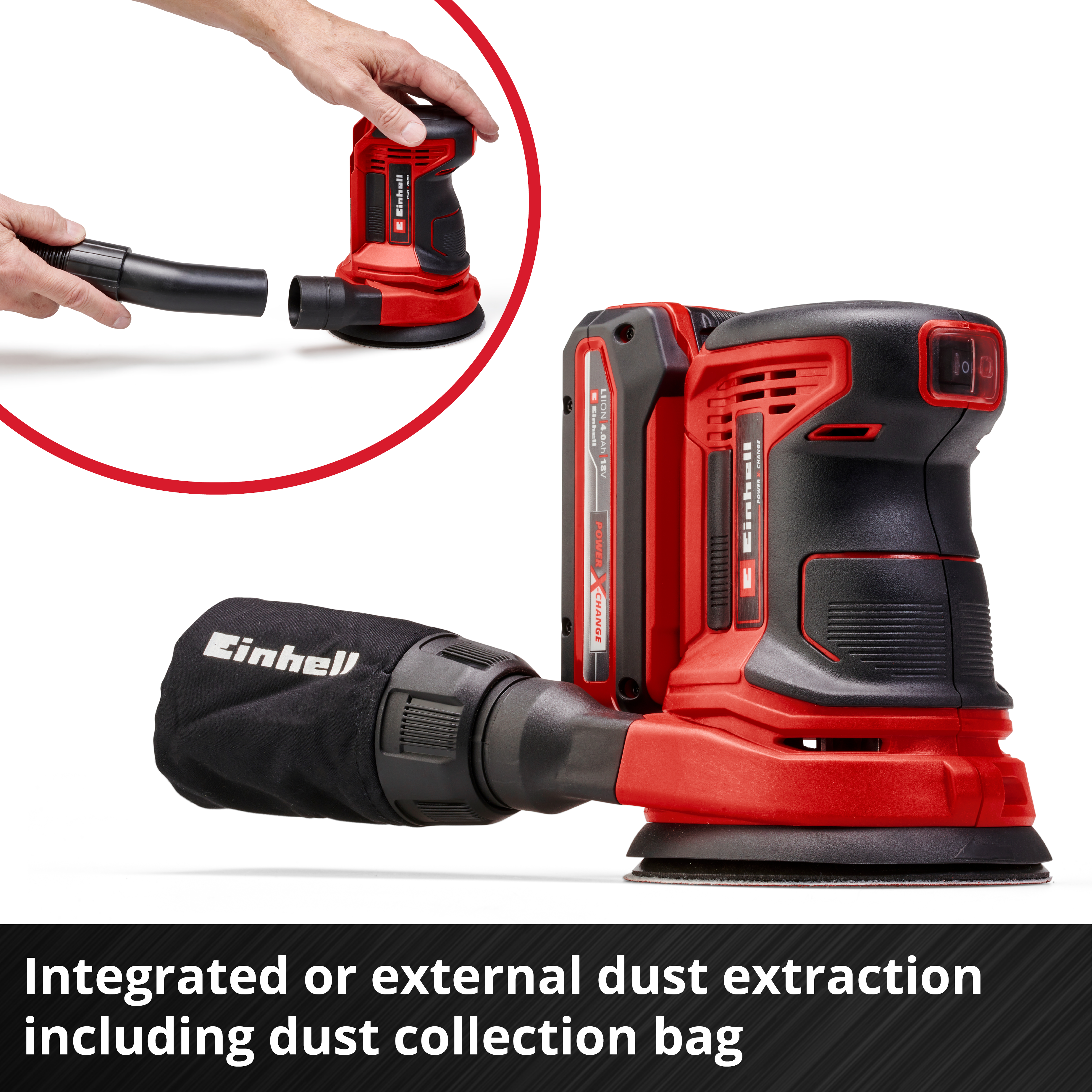 Einhell PXC 18V 125mm Cordless Rotating Sander Skin