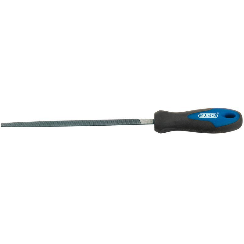 Soft Grip Engineers 3 Square File and Handle, 200mm Main Image