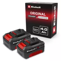 Einhell 2 x 18V 4.0Ah PXC Batteries Twinpack