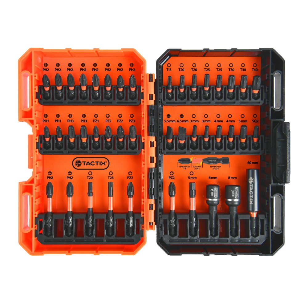 Tactix 42pc Pro Grade Impact Bit Set Main Image