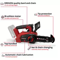 Einhell FORTEXXA 18/20 TH Power X-Change Chainsaw 20cm 18V Bare Unit