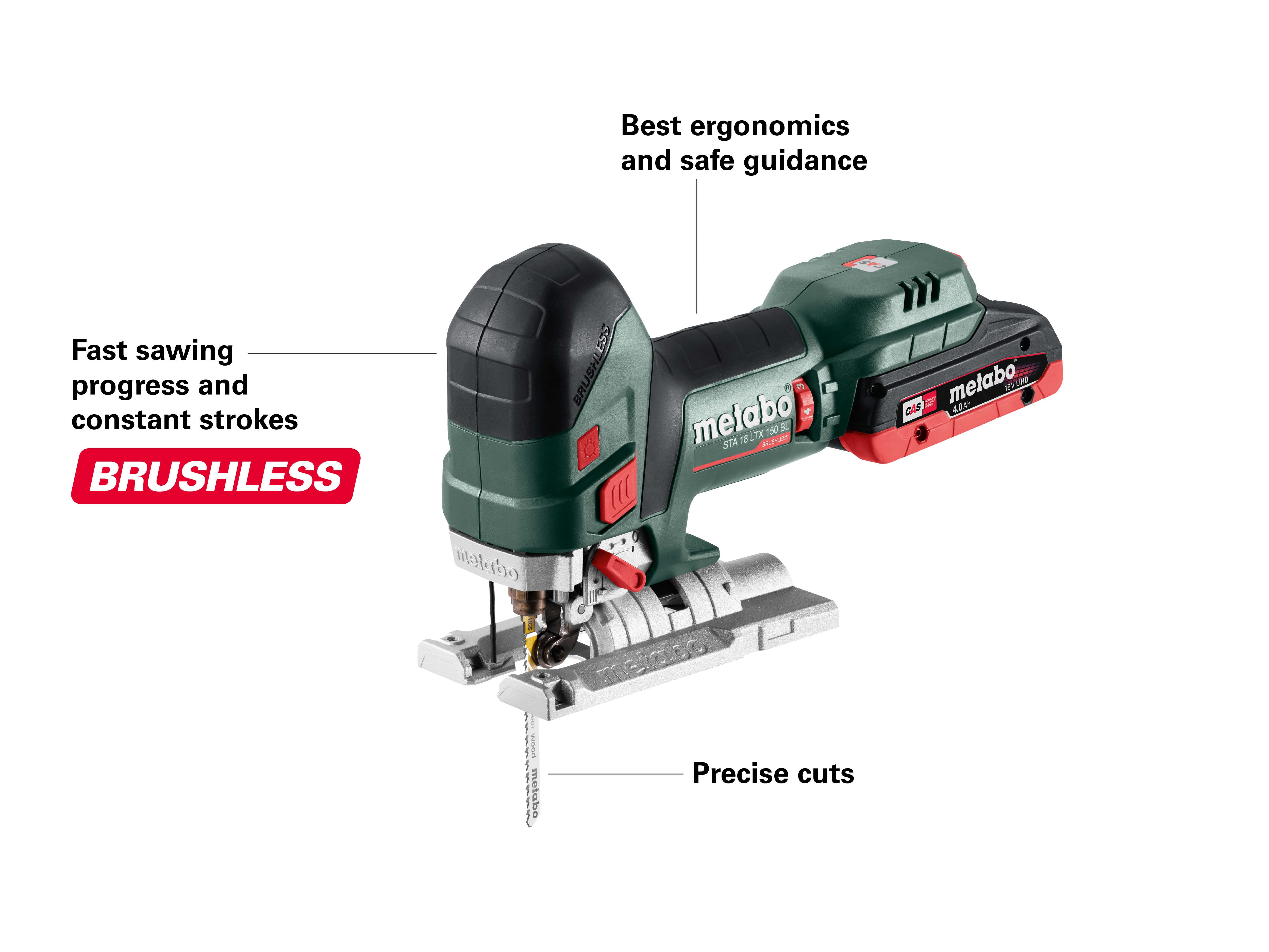 Metabo STA 18 LTX 150 BL Jigsaw Body Only
