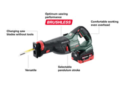 Metabo SSEP 18 LT BL Recip Sabre Saw Body Only