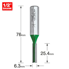 TREND C008X1/2TC TWO FLUTE 6.3MM DIA X 25.4MM CUT Main Image