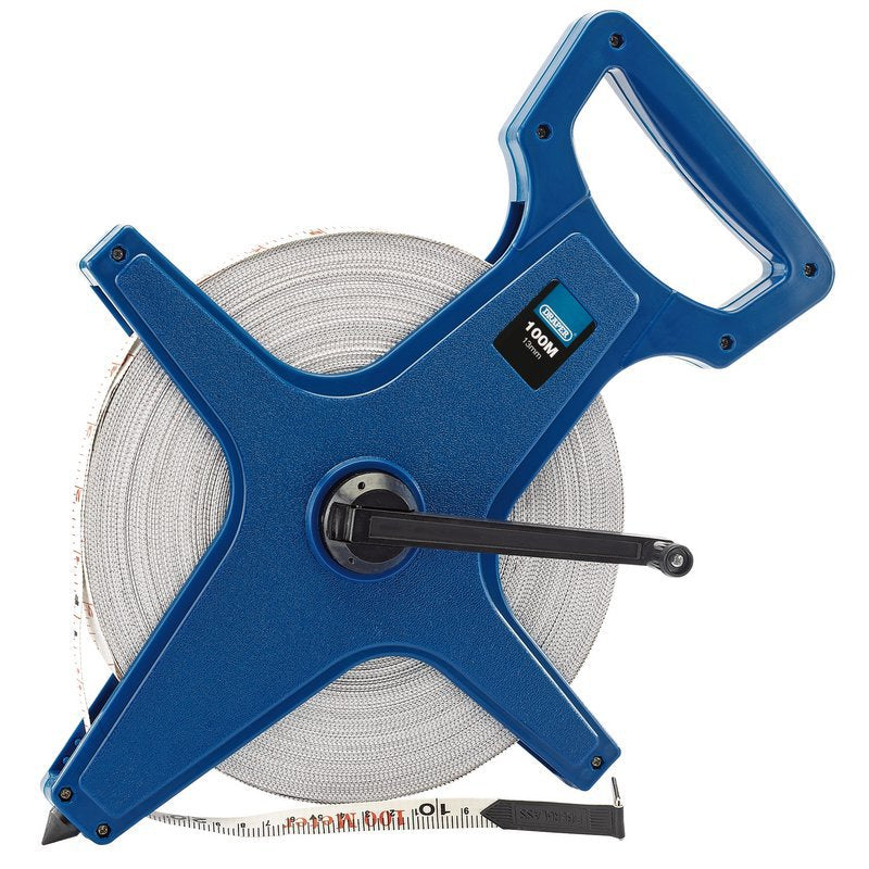 Fibreglass Surveyors Tape, 100m/330ft x 13mm Main Image