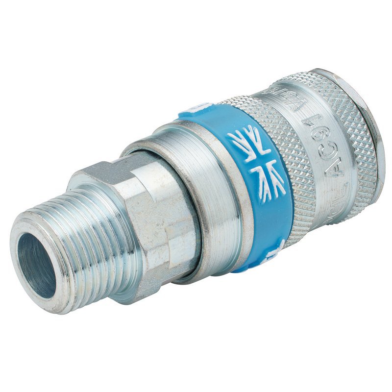 3/8" BSP Taper Male Thread Vertex Air Coupling (Sold Loose) Main Image