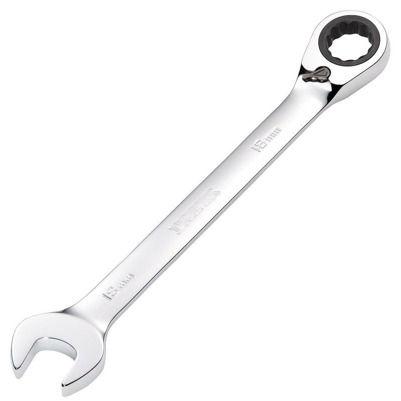 Draper HI-TORQ Metric Reversible Ratcheting Combination Spanner, 18mm Main Image