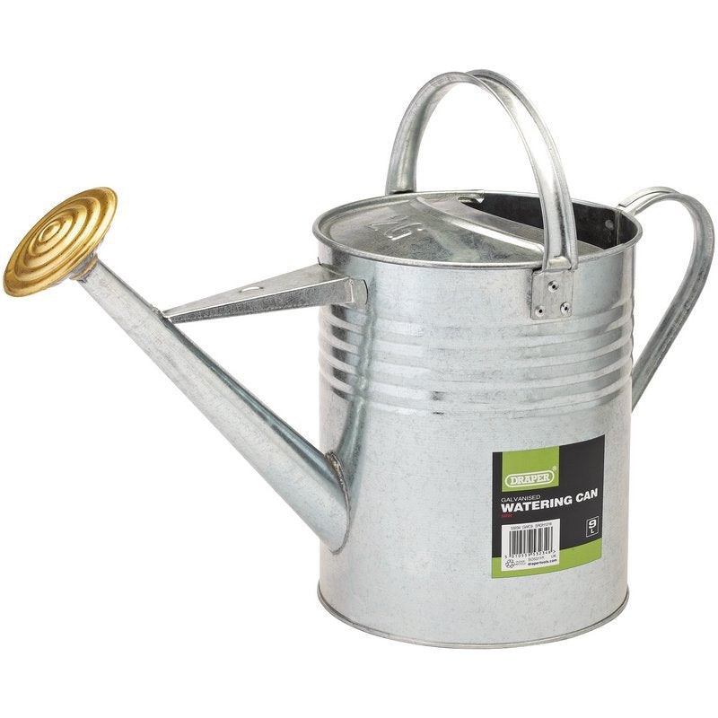 Galvanised Watering Can, 9L Main Image