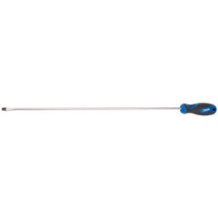 Extra Long Reach Soft Grip Plain Slot Screwdriver, 6.0 x 450mm Main Image
