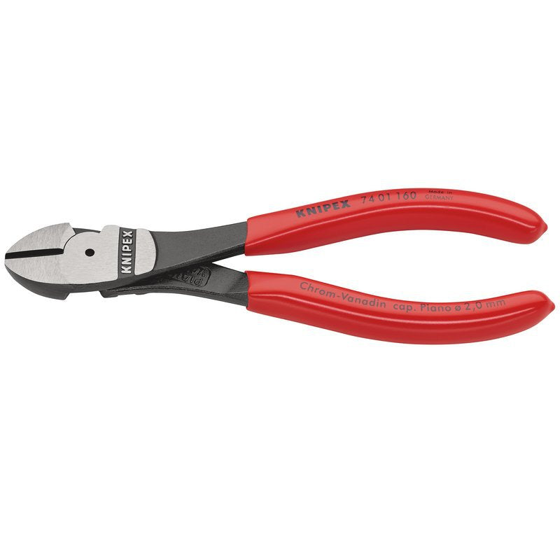 KNIPEX 74 01 160 SB High Leverage Diagonal Cutter, 160mm Main Image