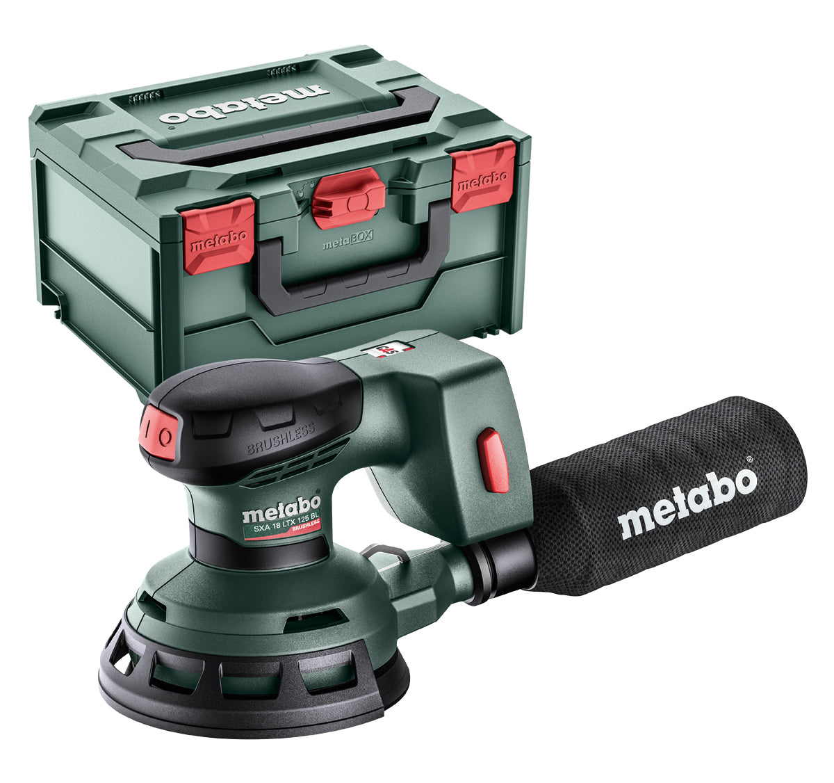 Metabo SXA 18 LTX 125 BL Brushless Random Orbital Sander + metaBOX