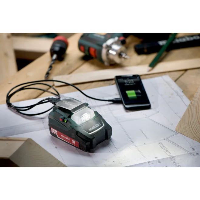 Metabo PA 14.4-18 LED-USB 14.4v - 18v LED USB Power Adapter