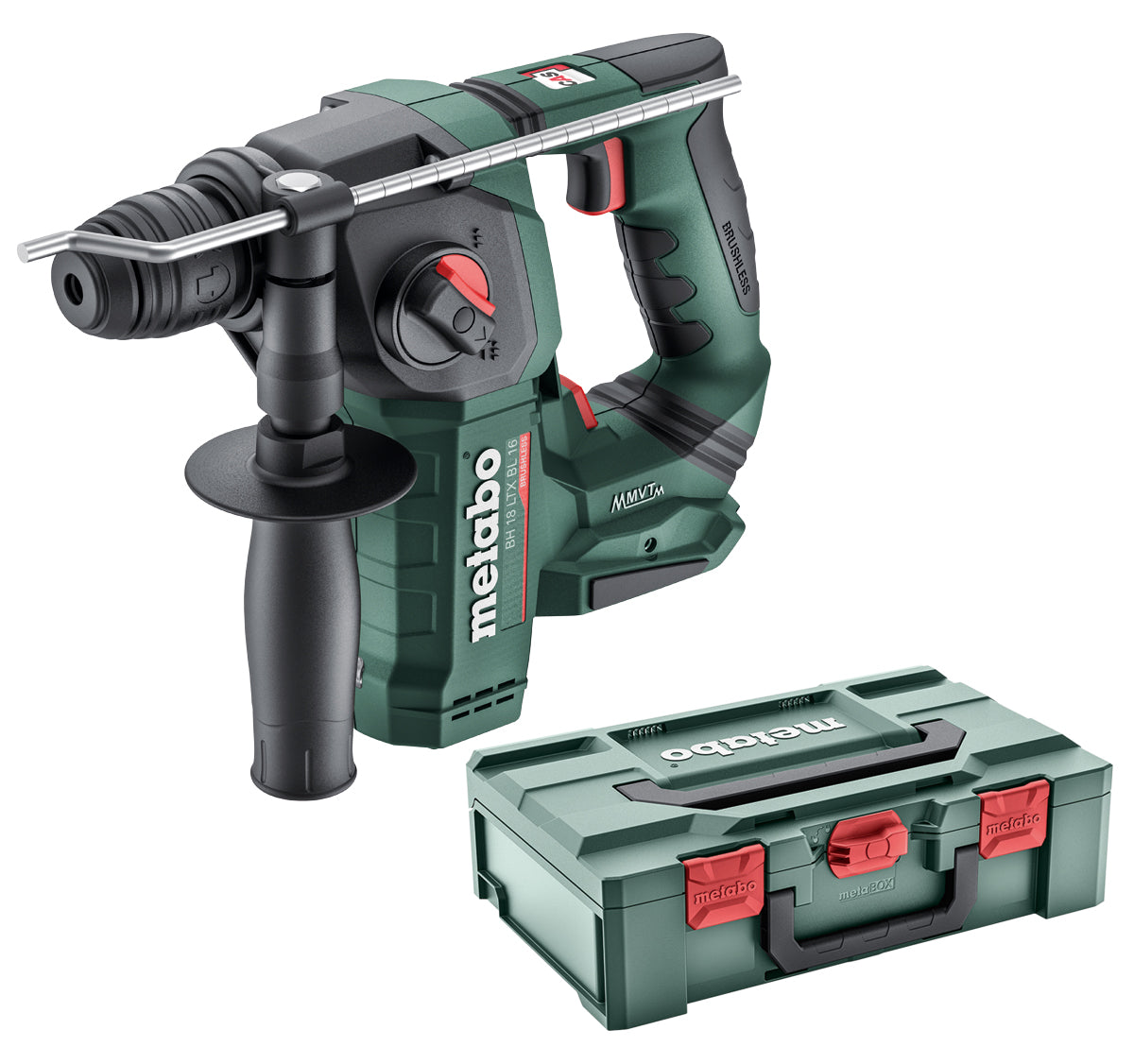 Metabo BH 18 LTX BL 16 2 fnc SDS+ Hammer Body Only in metaBOX