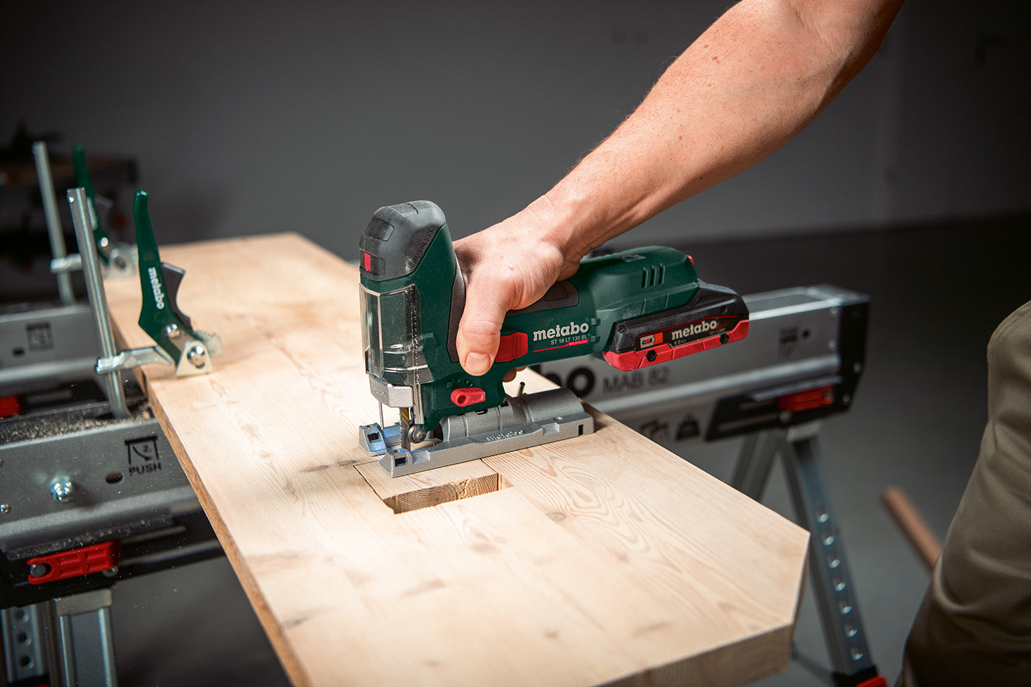 Metabo ST 18 LT 130 BL Body Grip Jigsaw Body Only
