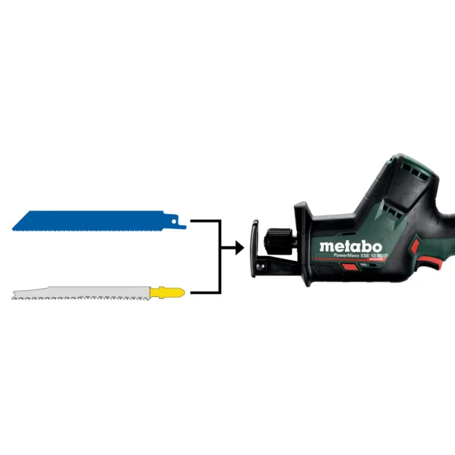Metabo PowerMaxx SSE 12 BL Brushless Sabre Recip saw Body Only + Inlay