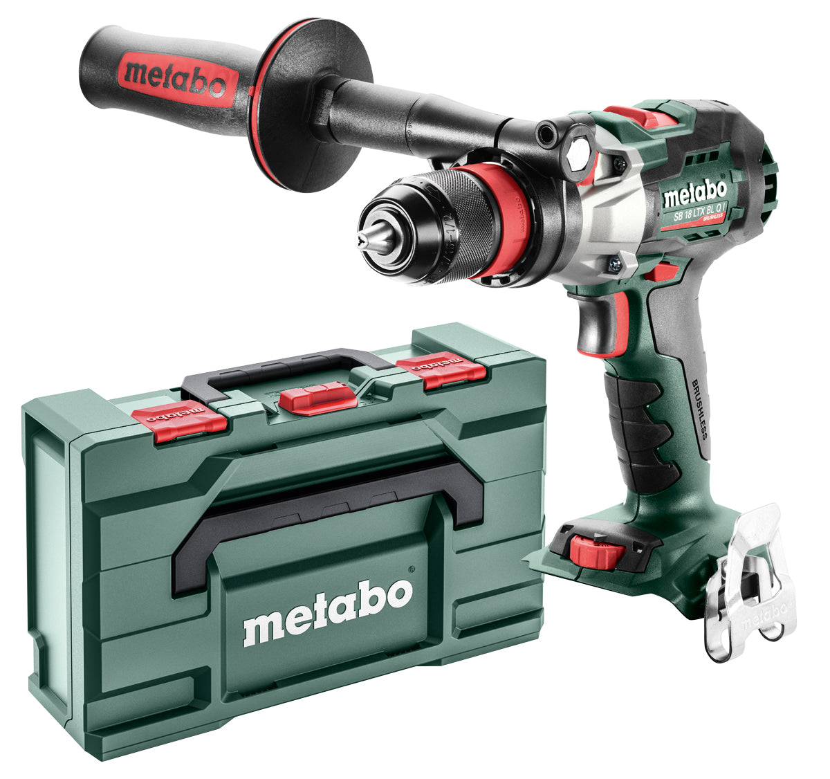 Metabo SB18LTX BL Q 602361840 18V Brushless Quick Impulse Combi Drill Body and MetaBOX