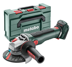 Metabo WB 18 LT BL 11-125 Quick Brushless Angle Grinder with brake Body Only + metaBOX