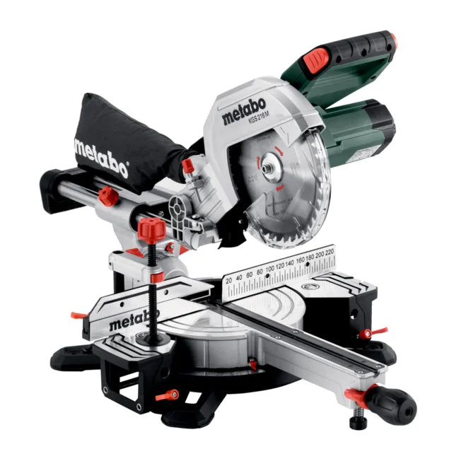 Metabo KGS 216 M 216mm 8  Sliding Mitre Saw 1500 Watt 110V
