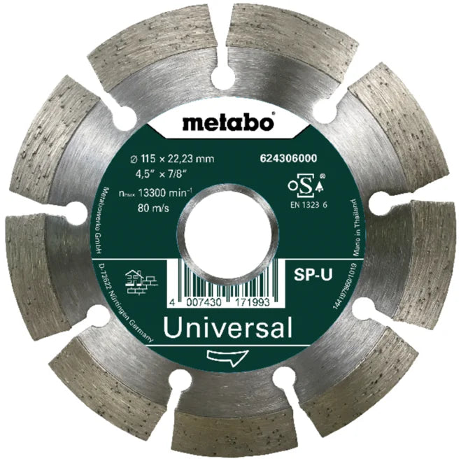 Metabo 115mm 4 1/2 Diamond Cutting Disc