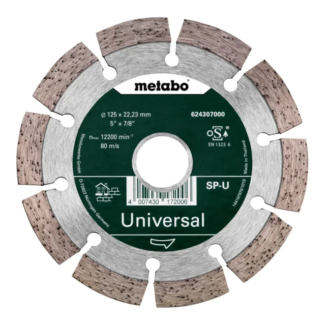 Metabo 125mm 5  Diamond Cutting Disc