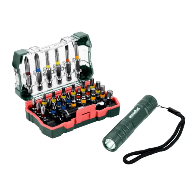 Metabo Bit-Box SP, 29 pcs.+ Mini flash-light