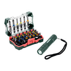 Metabo Bit-Box SP, 29 pcs.+ Mini flash-light